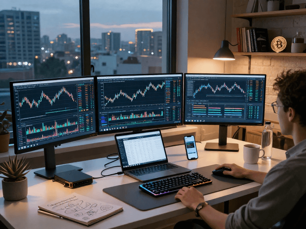 MetaTrader 5 官网的专业交易环境,展现全面的加密货币图表与分析工具